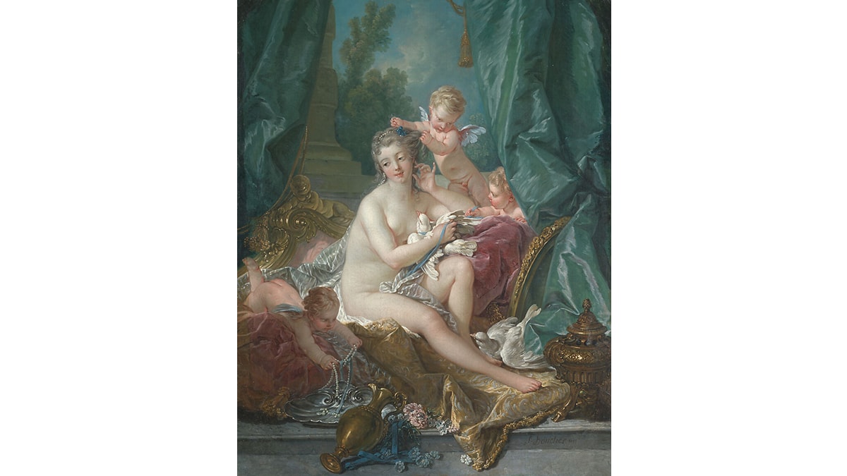 La Toilette de Vénus, Rococo painting