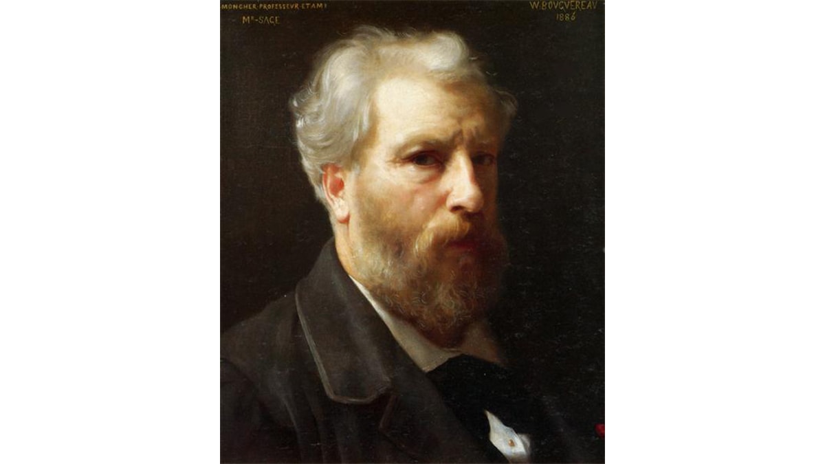 Self portrait of William Adolphe Bouguereau.