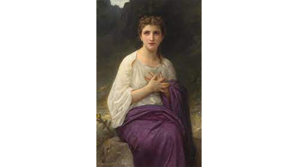 Painting of a woman by Bouguereau