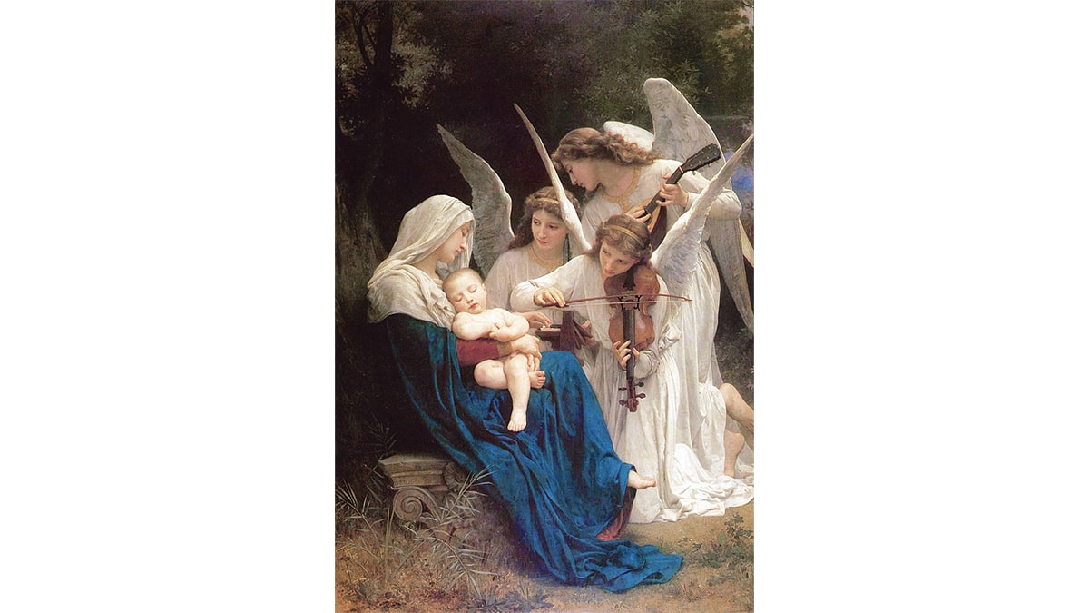 Song of the Angels by William Adolphe Bouguereau 