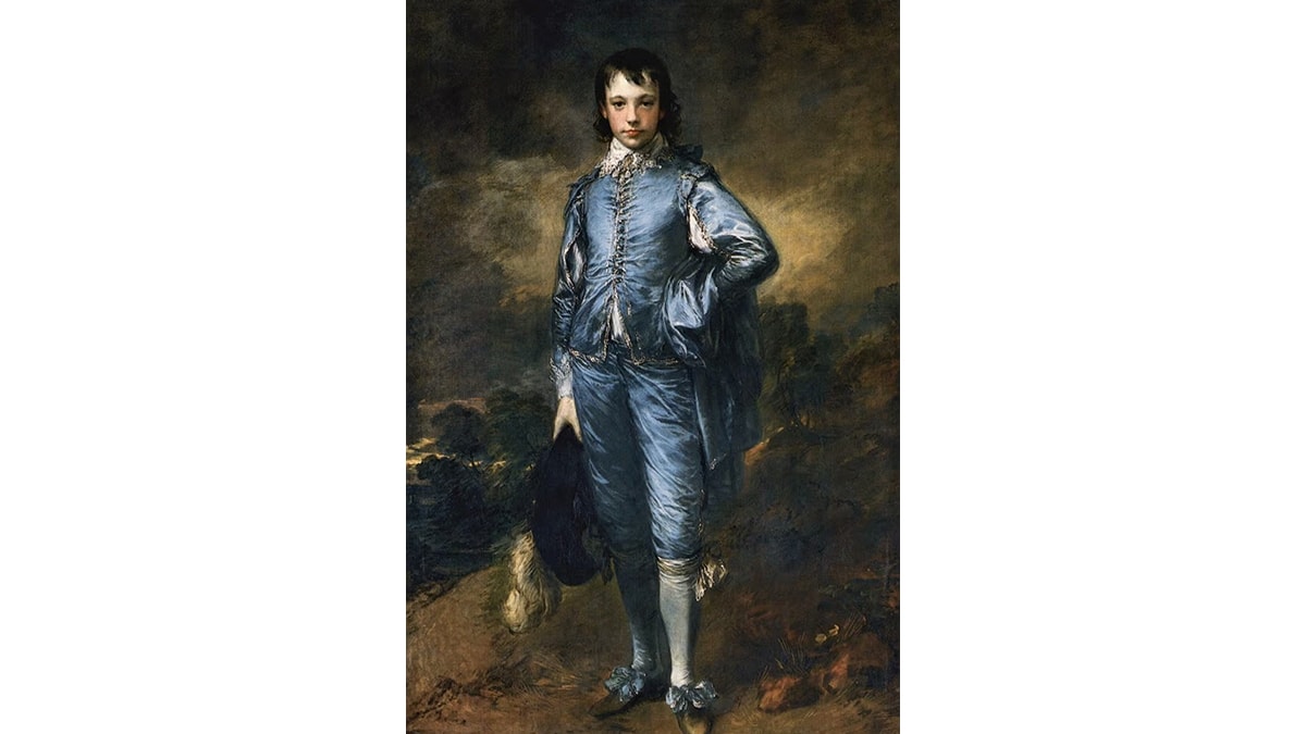 The Blue Boy, Famous rococo painting