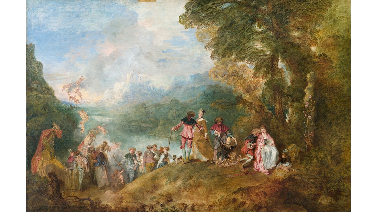The Embarkation for Cythera, Famous rococo artwork 