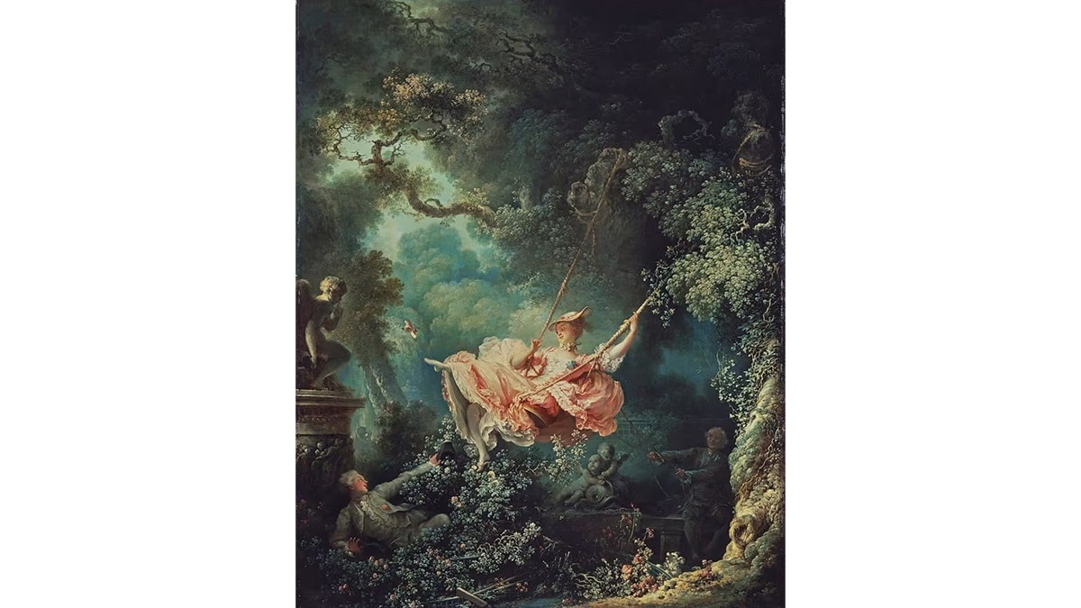 The Swing, Famous rococo painting