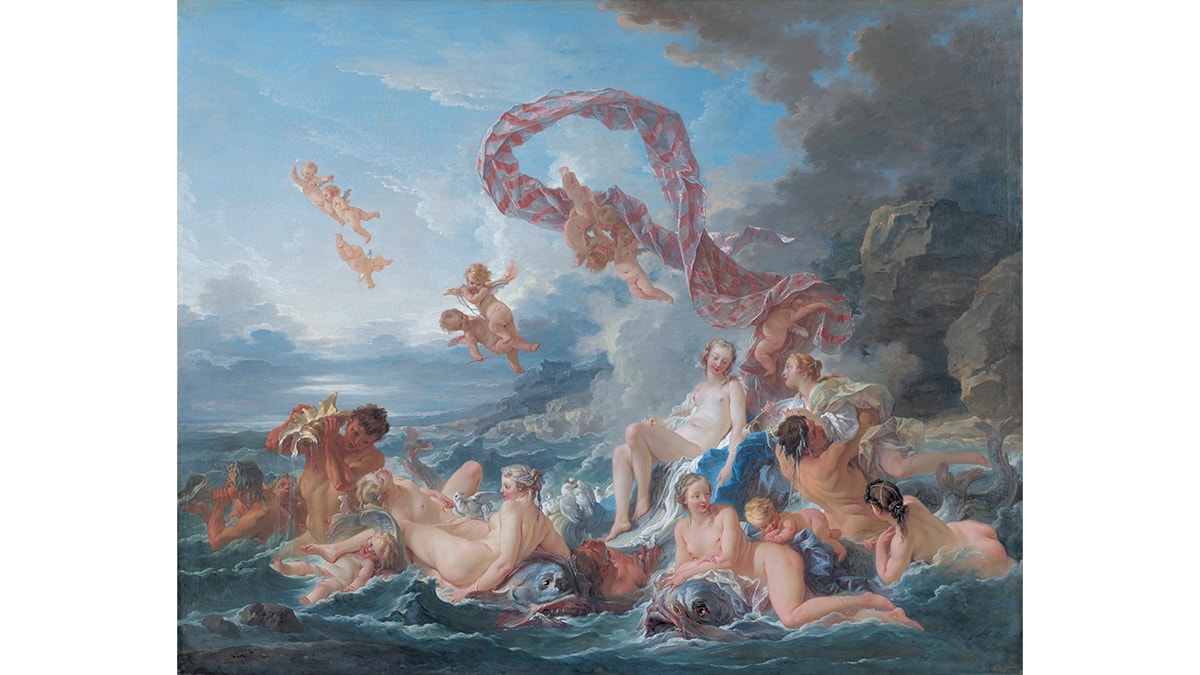 Triumph of Venus, Famous rococo painting