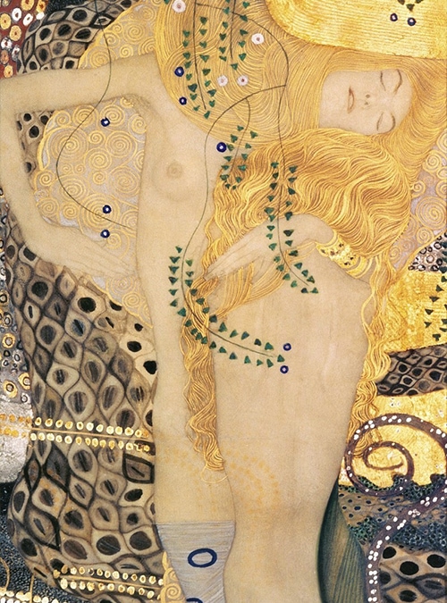 Water Serpents I by Gustav Klimt