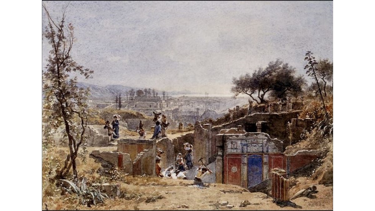 excavations of Pompeii(1886)
