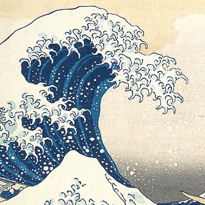 Waves of "The Great Wave off Kanagawa"