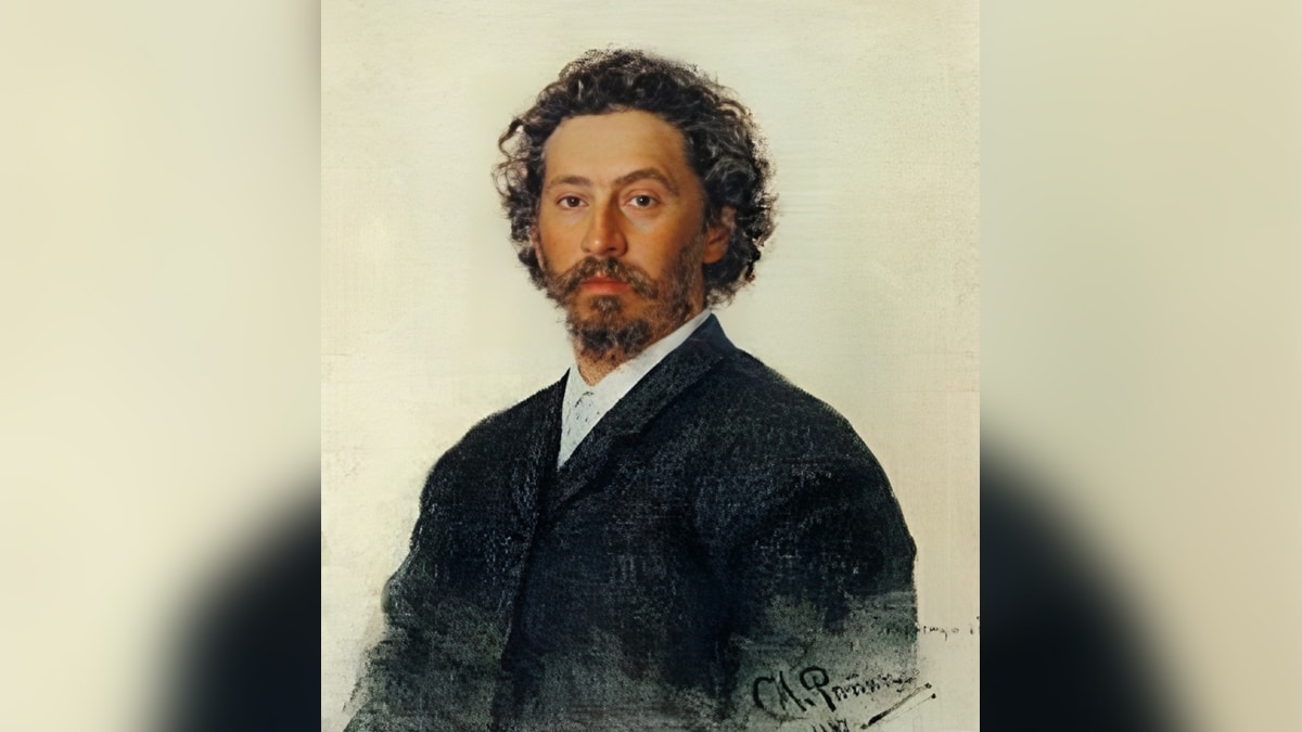 portrait of Ilya Repin.