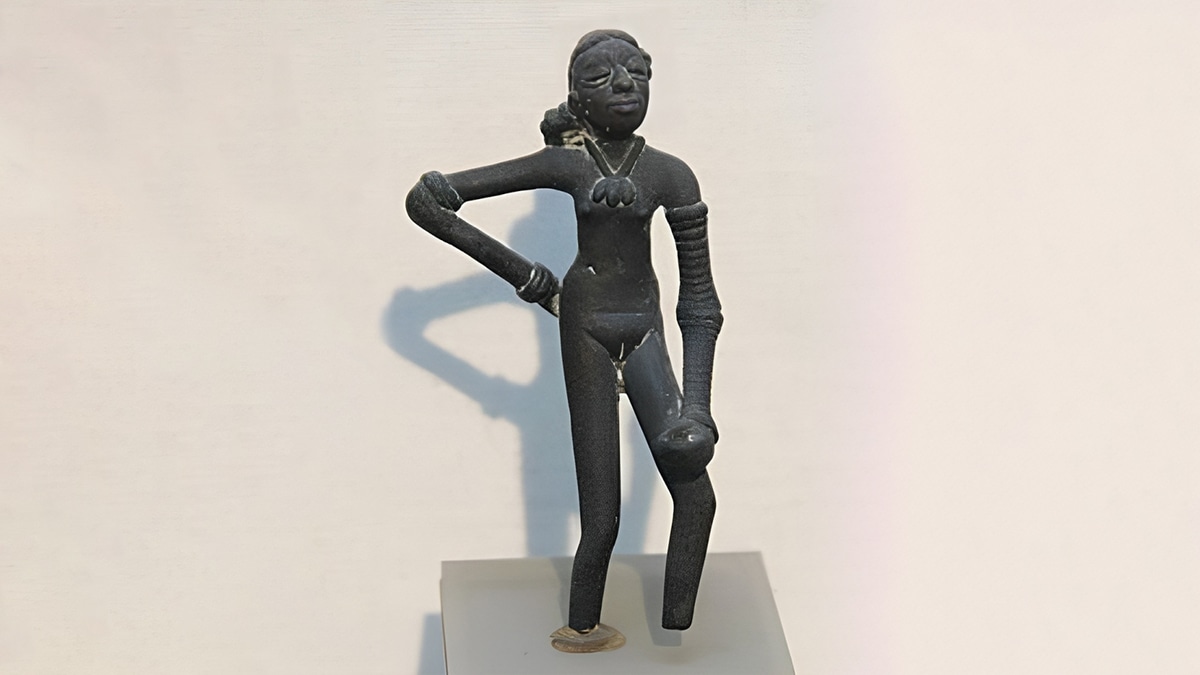 Dancing Girl, a bronze work of art from Mohenjo Daro