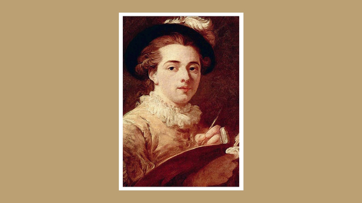 Portrait of young Jean-Honoré Fragonard