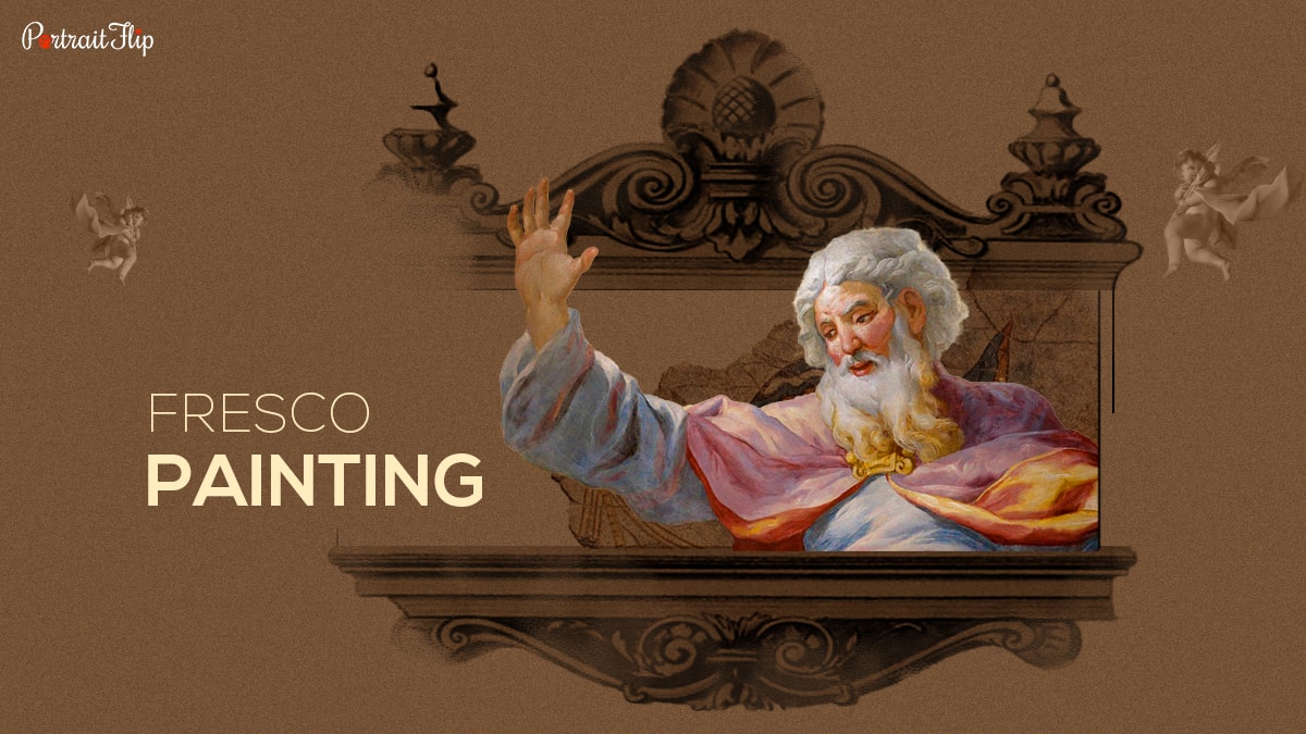 A cover photo of fresco painting
