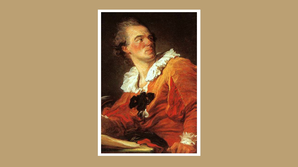 A self portrait of Jean Fragonard 