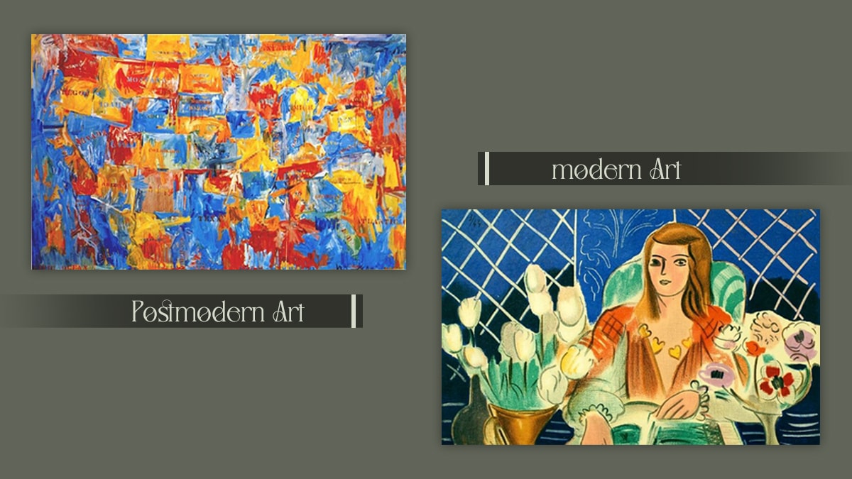 Modern Map painting by Jasper Johns and Annelies White Tulips and Anemones by Henri Matisse 