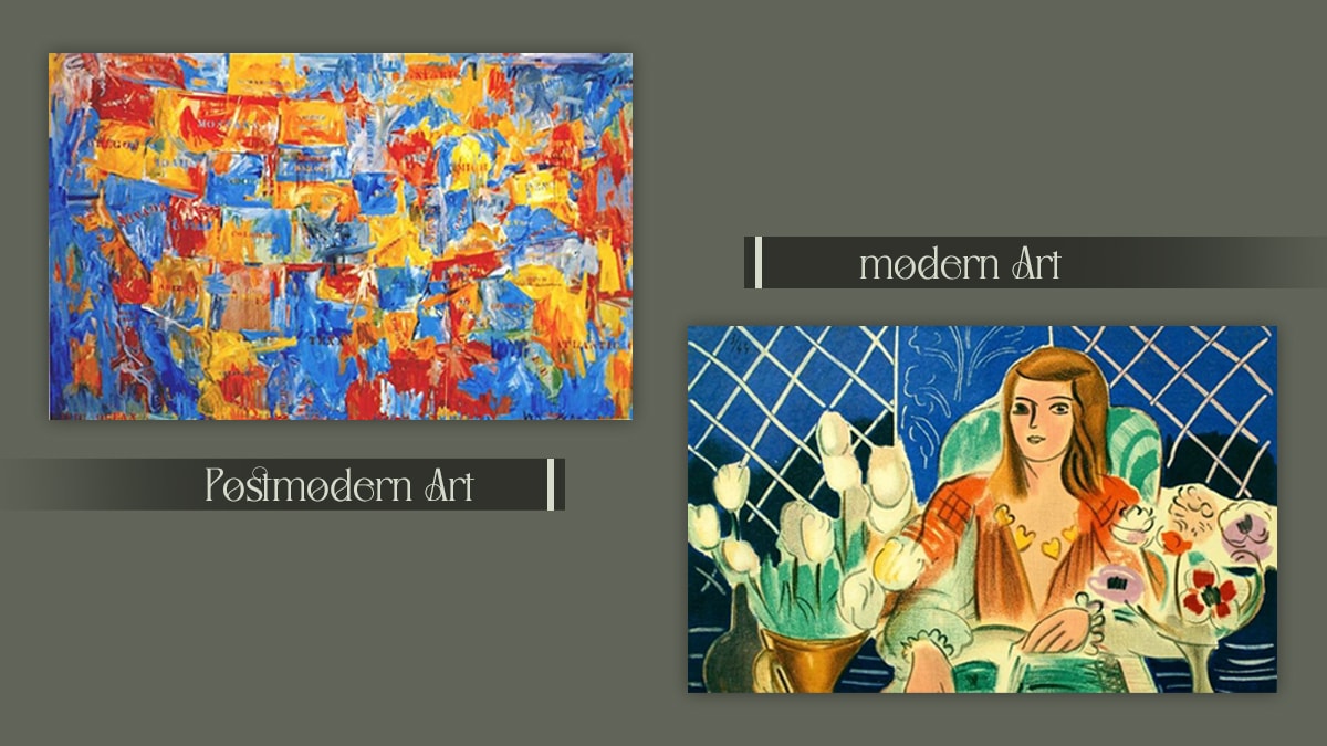 Modern Map painting by Jasper Johns and Annelies White Tulips and Anemones by Henri Matisse