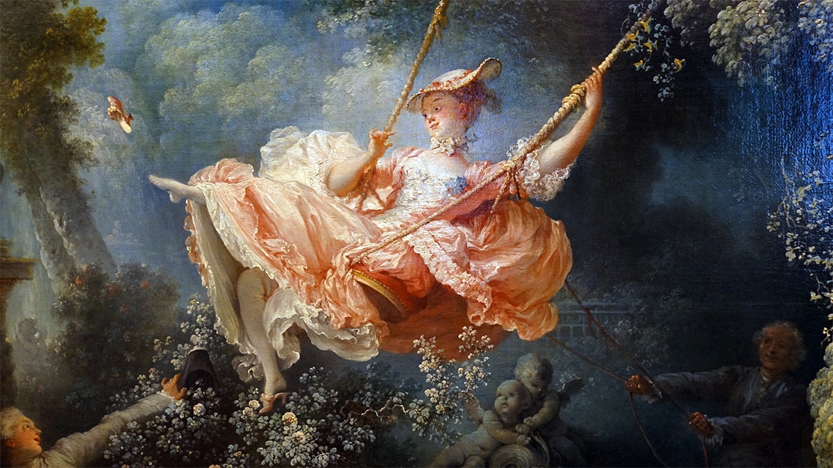 The Swing by Jean Honoré Fragonard