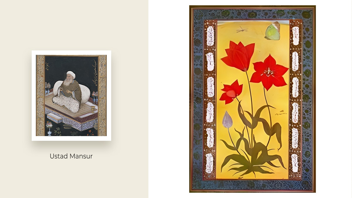 Painter Ustad Mansur and his work