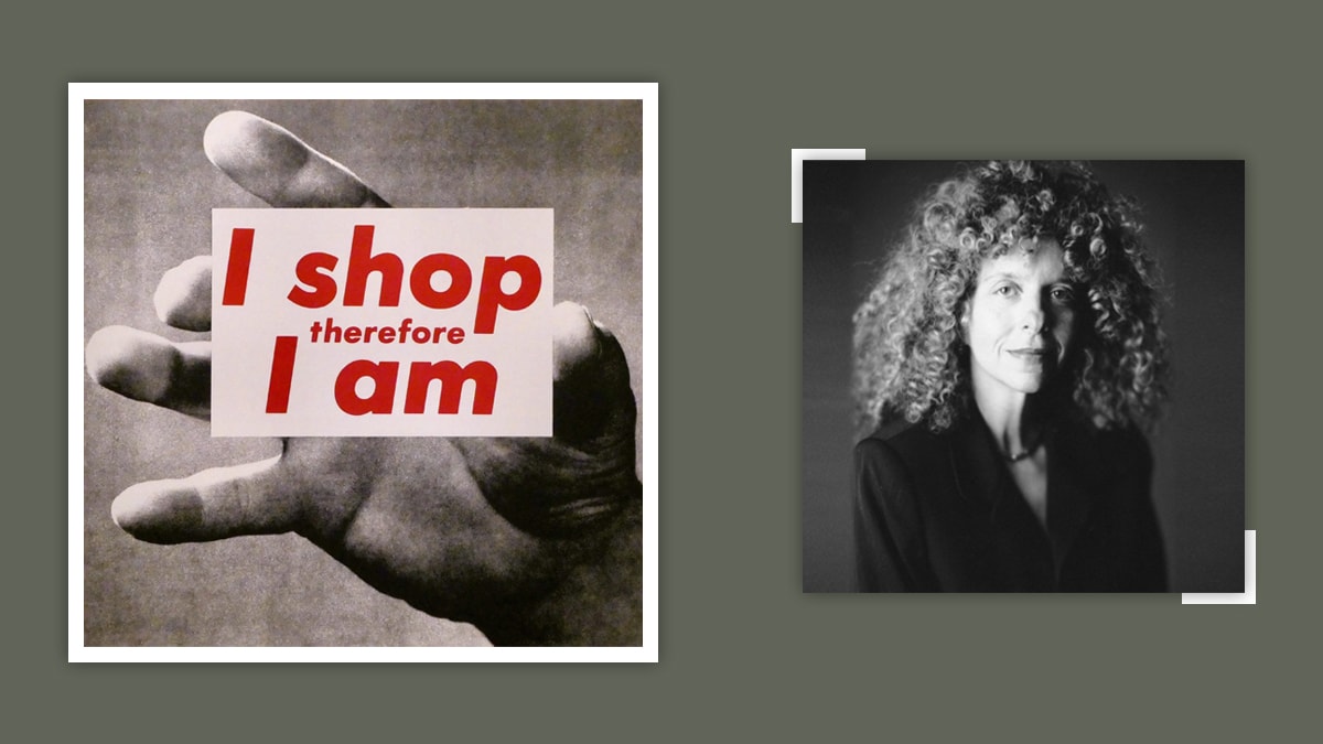 Untitled (I shop therefore I am) by Barbara Kruger