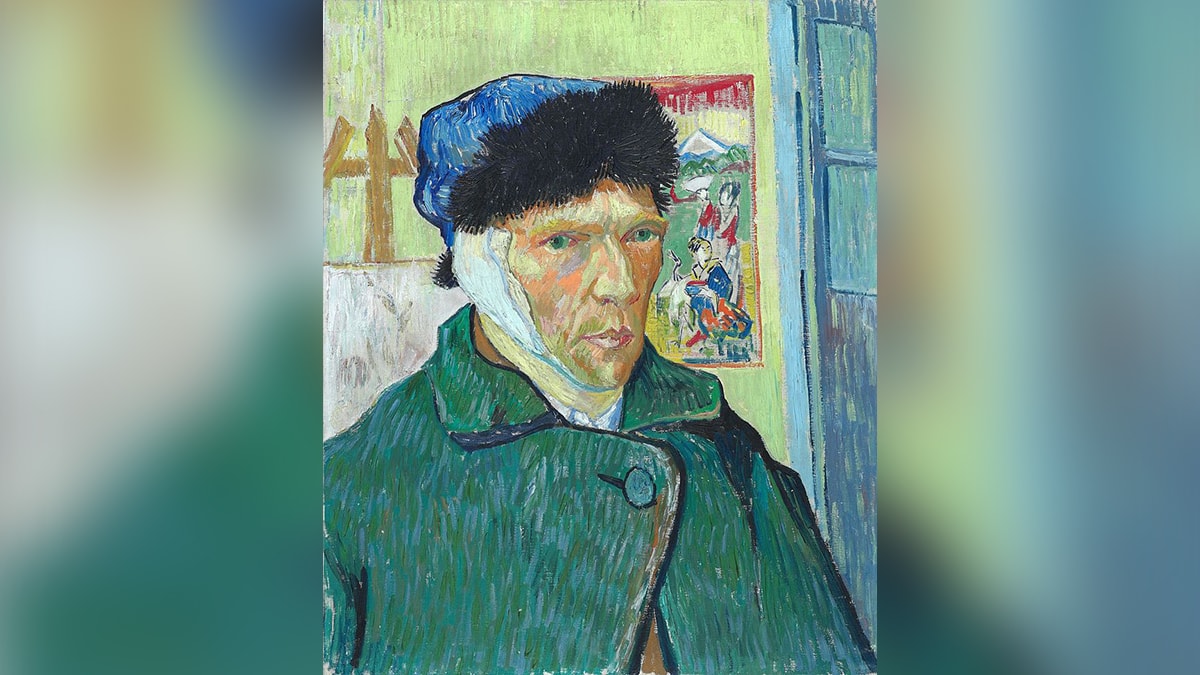 Self-Portrait with Bandaged Ear by Vincent Van Gogh