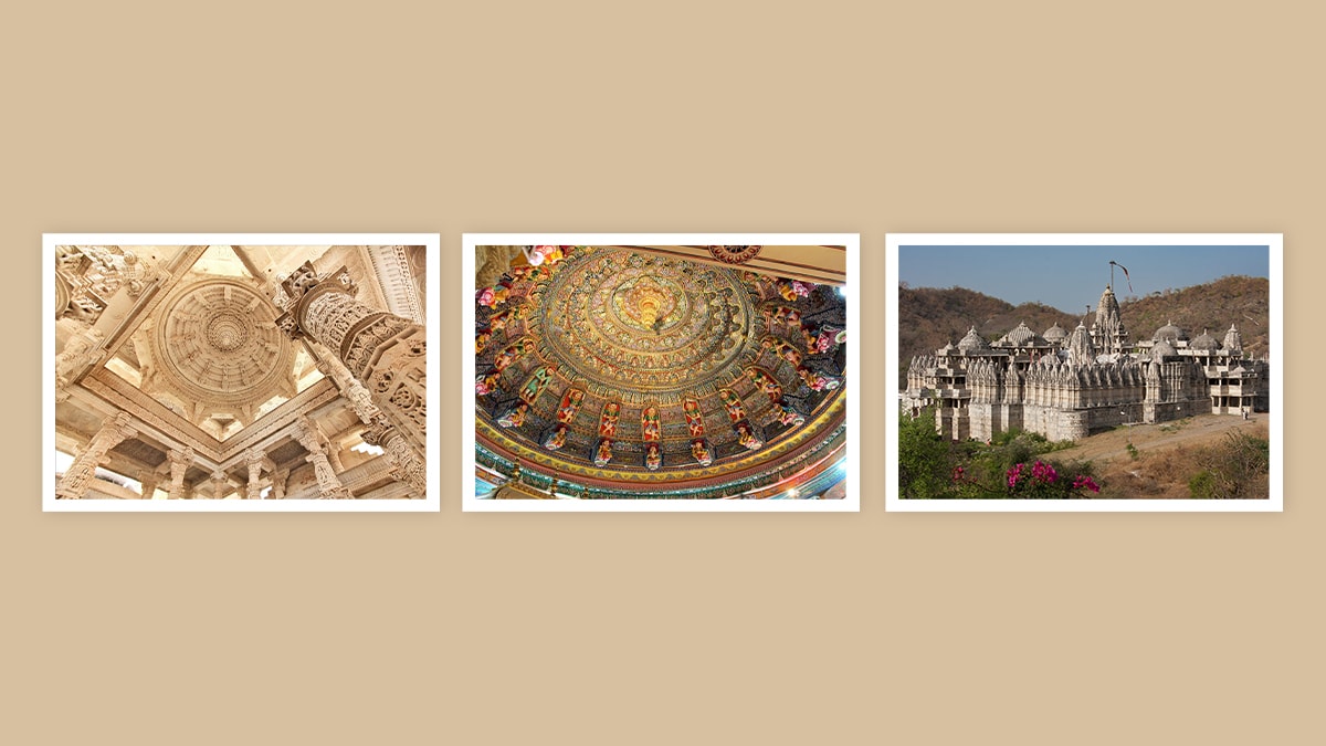 A compilation designs of Jain temples