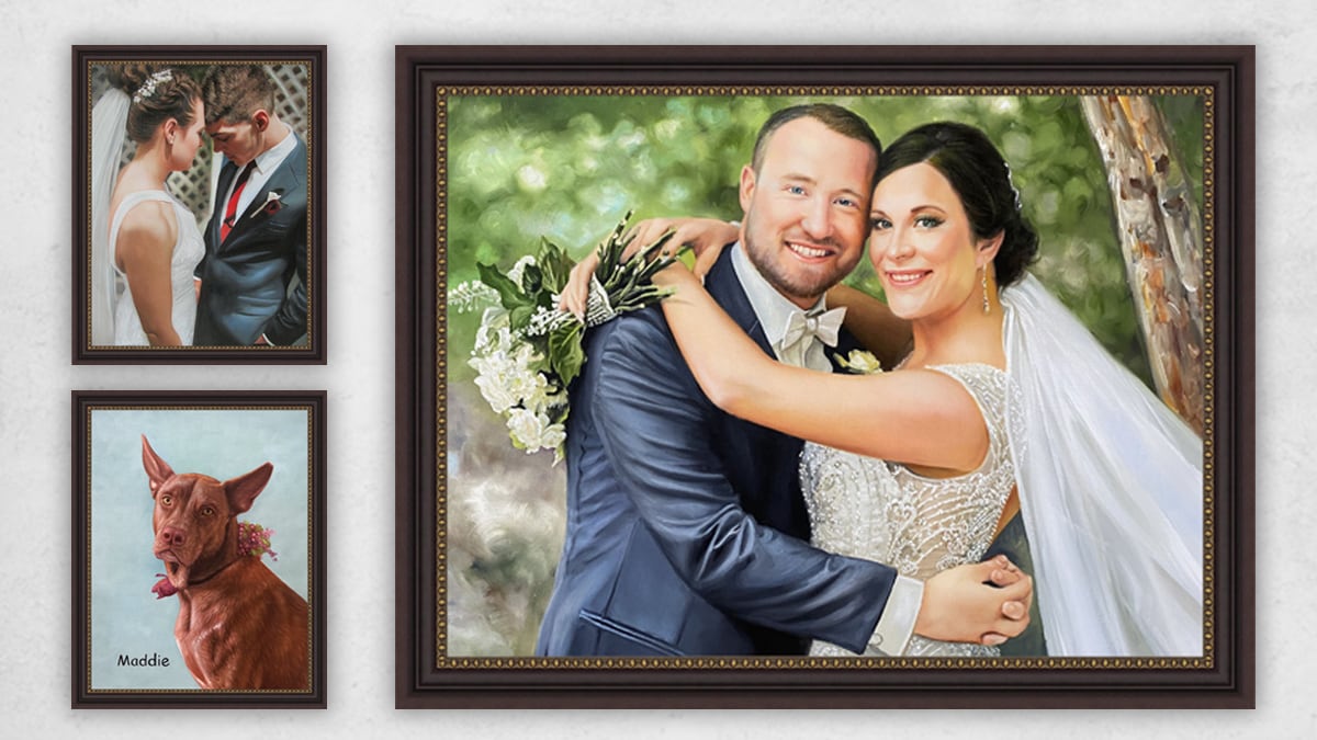 What is PortraitFlip’s Bestselling Handmade Painting