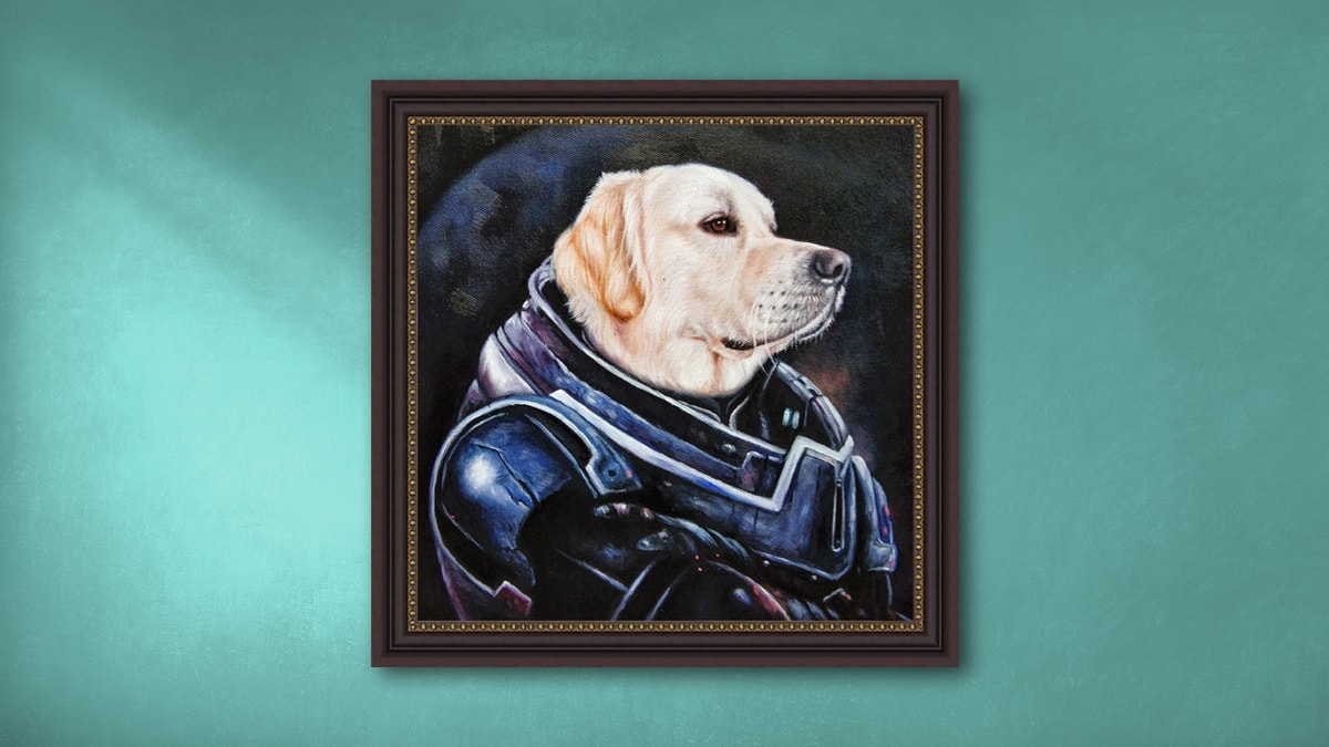 Royal Portrait of a dog
