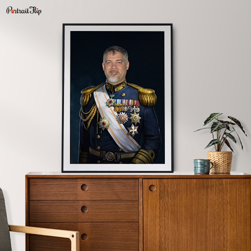 Royal Portrait of a man dressed as Regency General