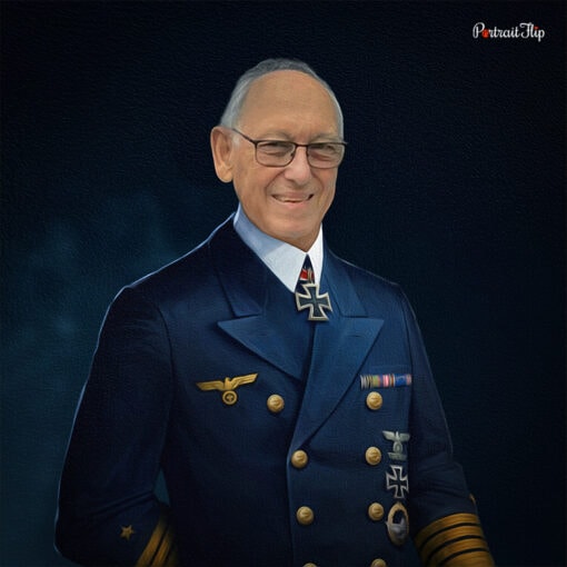 The Commander Human Oil Portraits