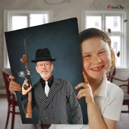 The Godfather Human Oil Portraits - Image 2
