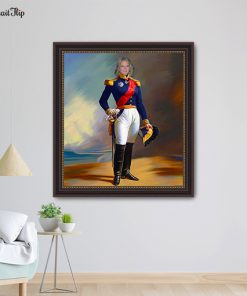 Royal Portrait of a old woman in Warrior Princess costume