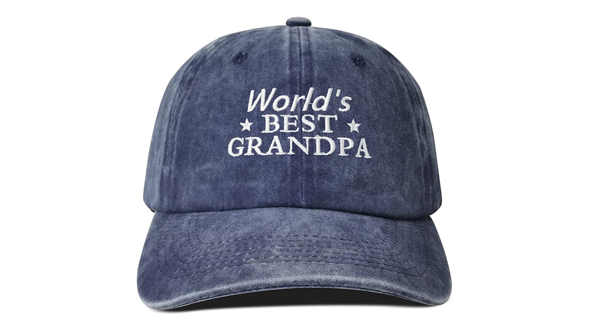 World's best grandpa cap for Christmas gifts