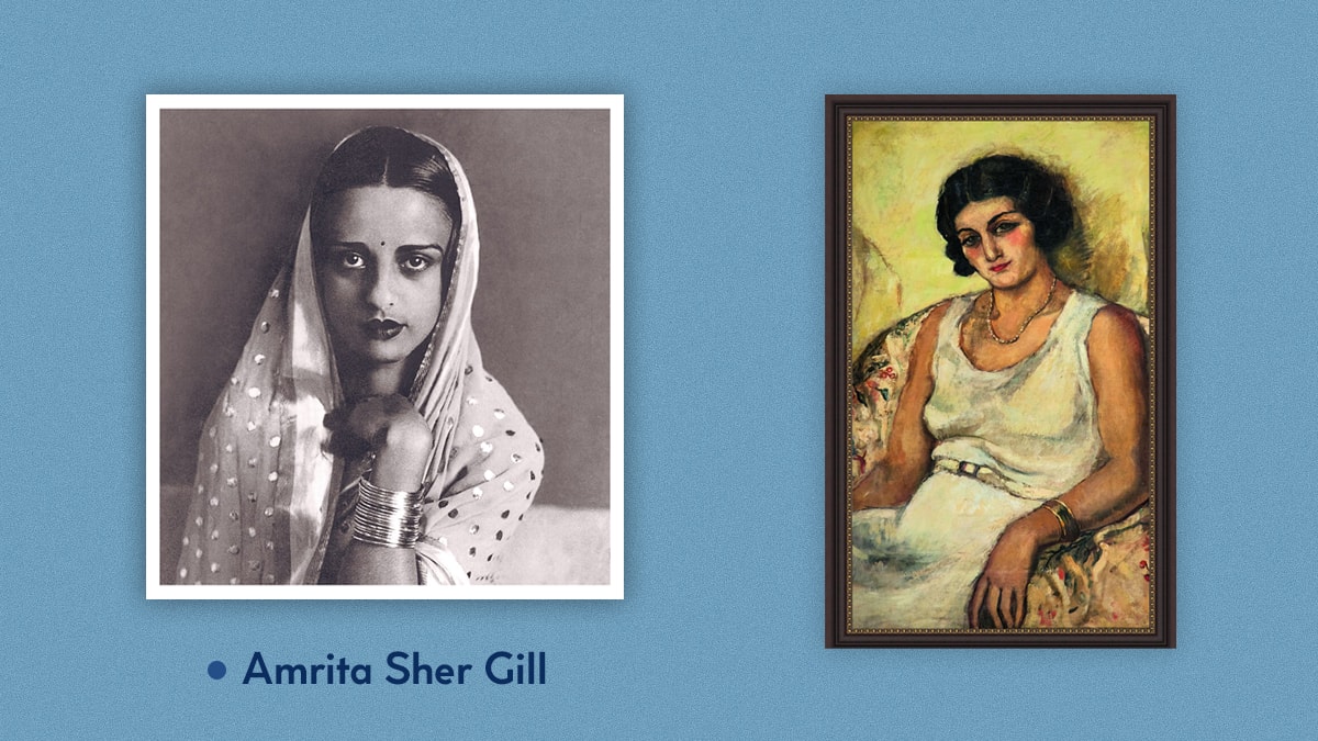 Amrita Sher Gil was a famous Indian painter