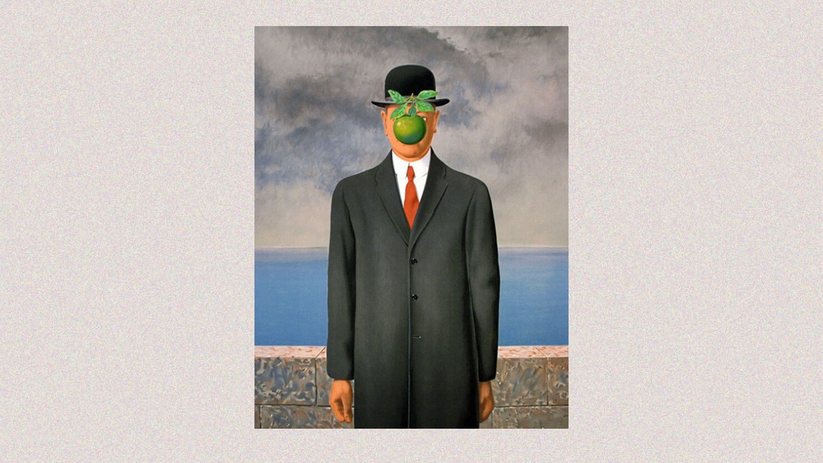 Rene Magritte's painting “The Son of Man”