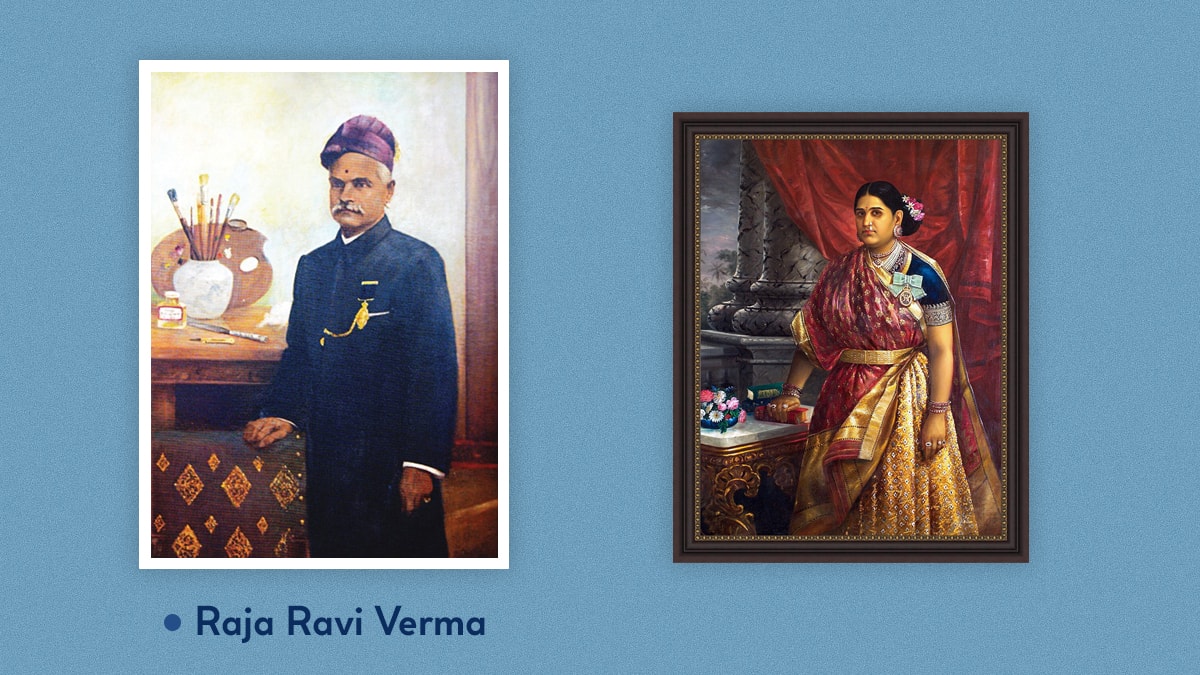 One of the famous Indian painters Raja Ravi Varma