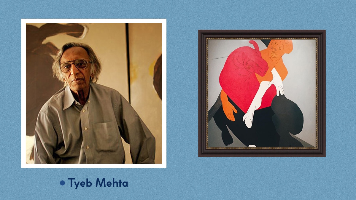 Indian famous painter Tyeb Mehta