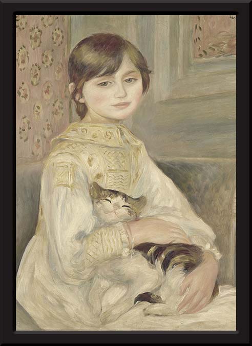 Julie Manet painting by Pierre-Auguste Renoir