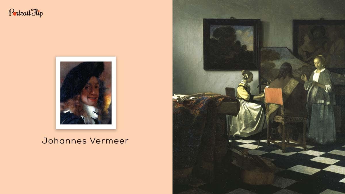 The Concert by Johannes Vermeer is one of the stolen artworks.