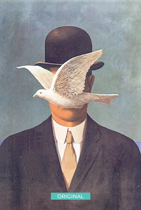 Man in a Bowler Hat Original