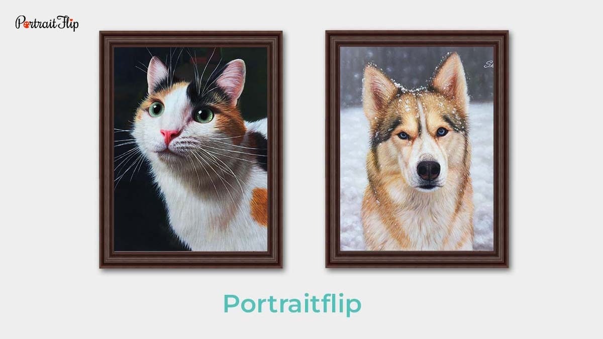 handmade pet portrait by PortraitFlip