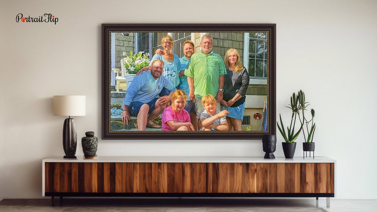 custom family portrait
