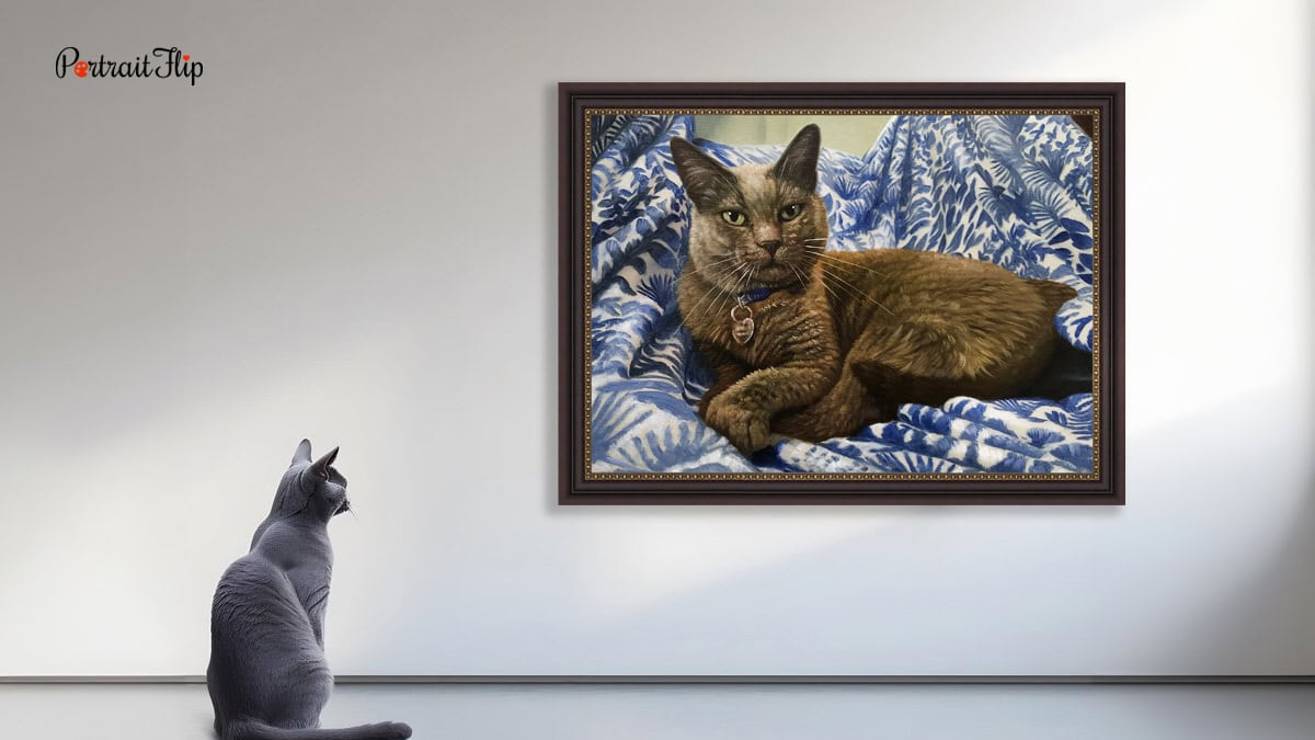 handmade cat portrait