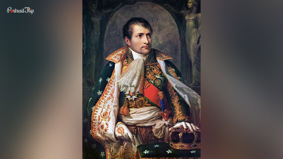 A portrait of Napoleon I.