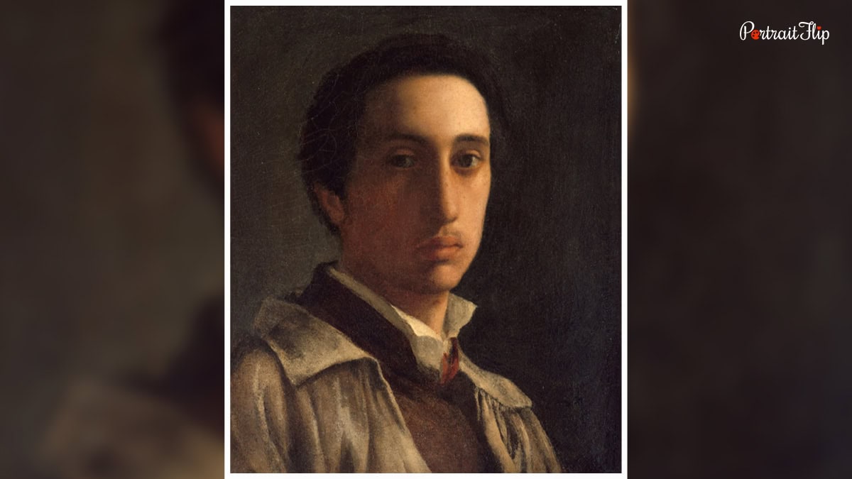 Early portrait of Edgar Degas
