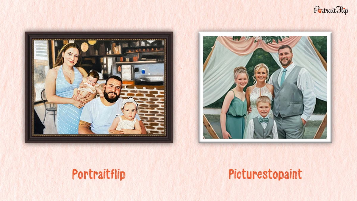 Family portraits from PortraitFlip and Picturestopaint