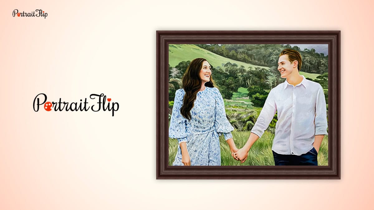 handmade painting from PortraitFlip