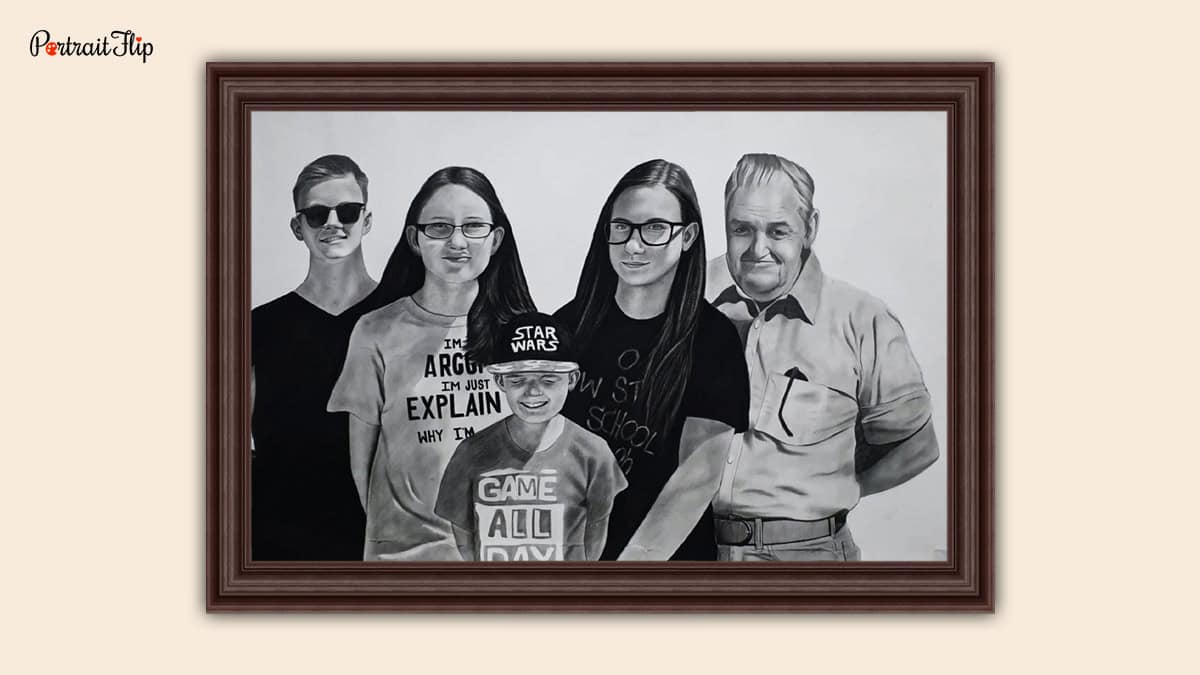 a classic handmade painting