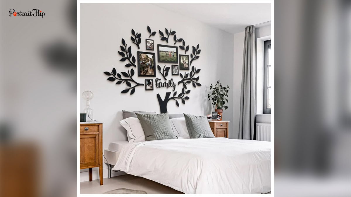 family tree metal sculpture
