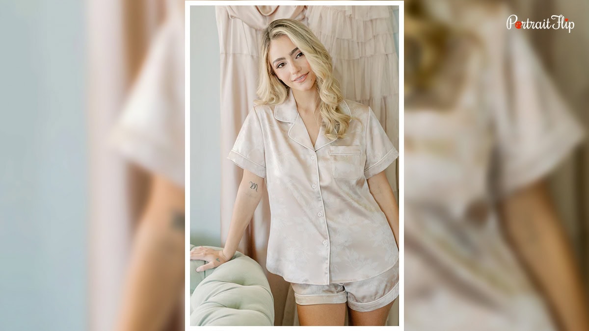 satin pajamas