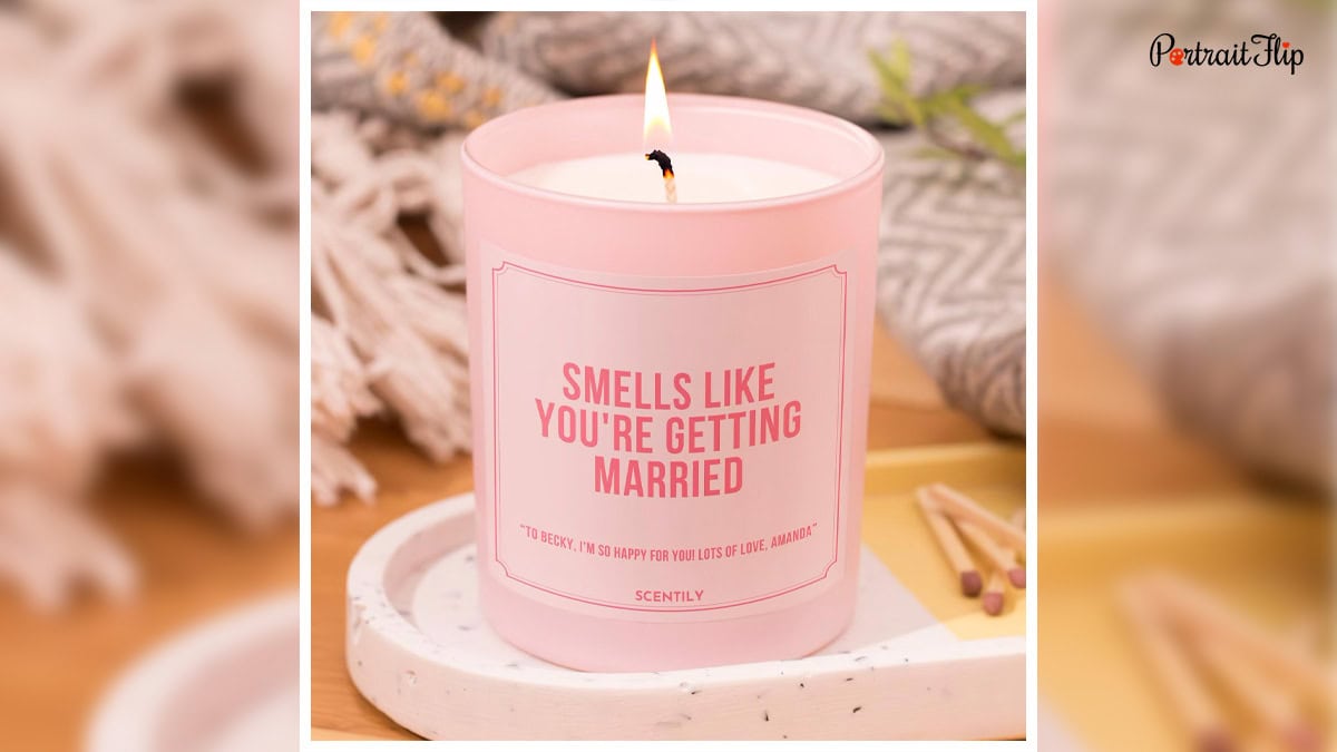 wedding gift scented candles