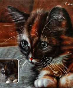 Beautiful Cat Oil Portraits