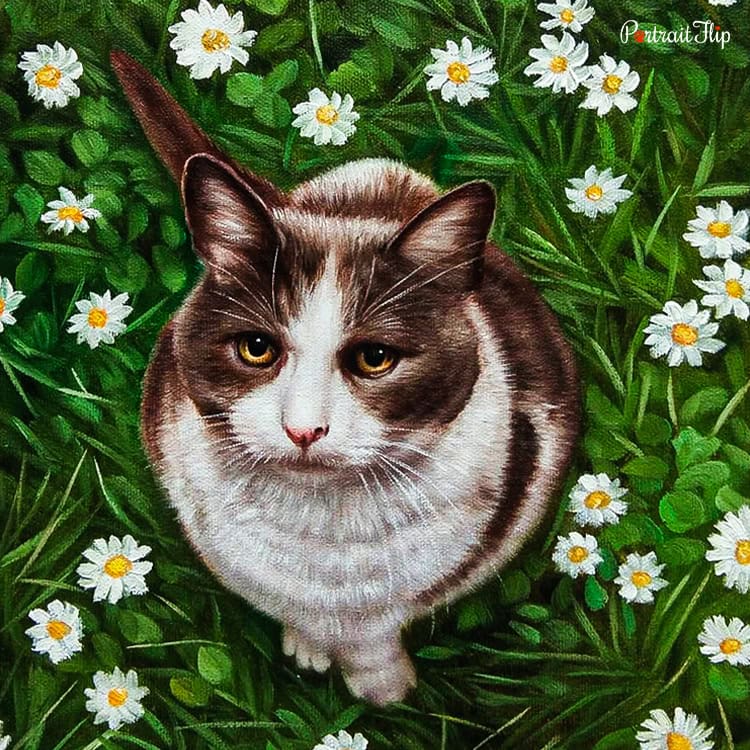 Cat Acrylic Portraits